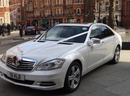 Mercedes wedding car hire in central London